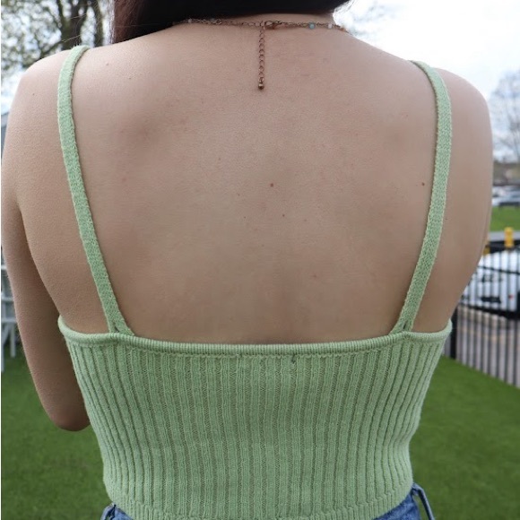 Wild Fable Green Versatile Ribbed Tank - Picture 4 of 7